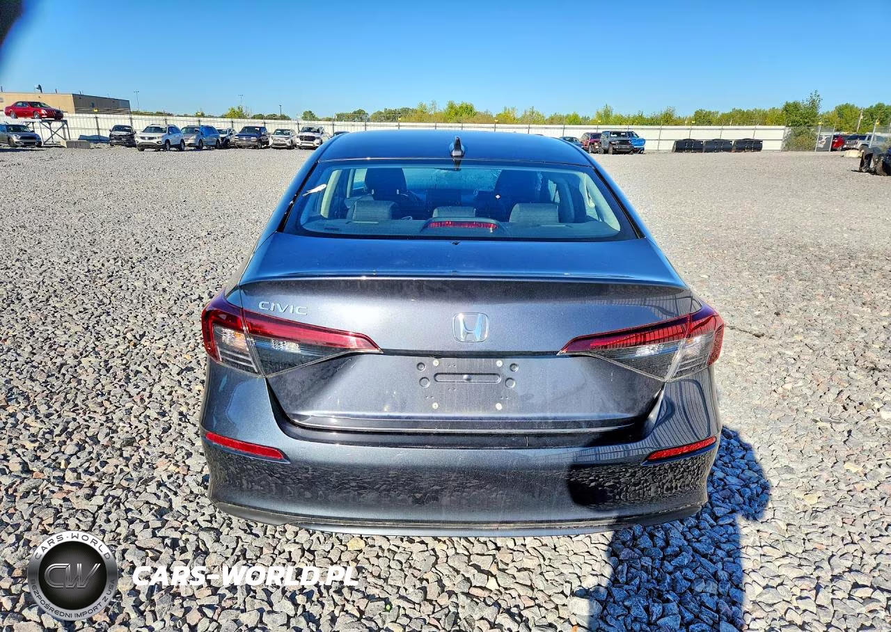 2025 Honda Civic Lx VIN:2HGFE2F24SH589893 - 6