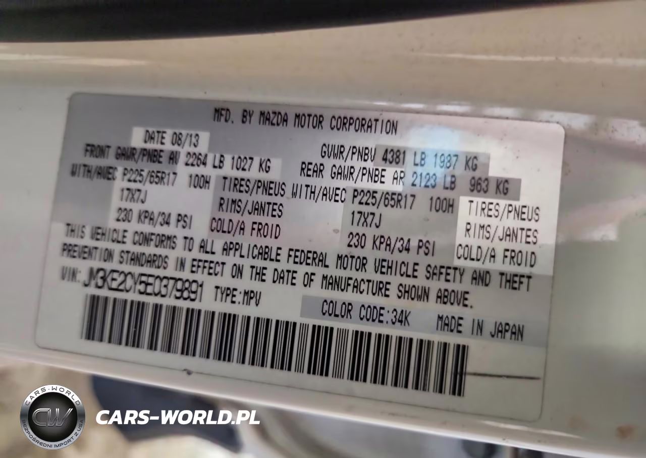 2014 Mazda Cx-5 Touring VIN:JM3KE2CY5E0379891 - 13