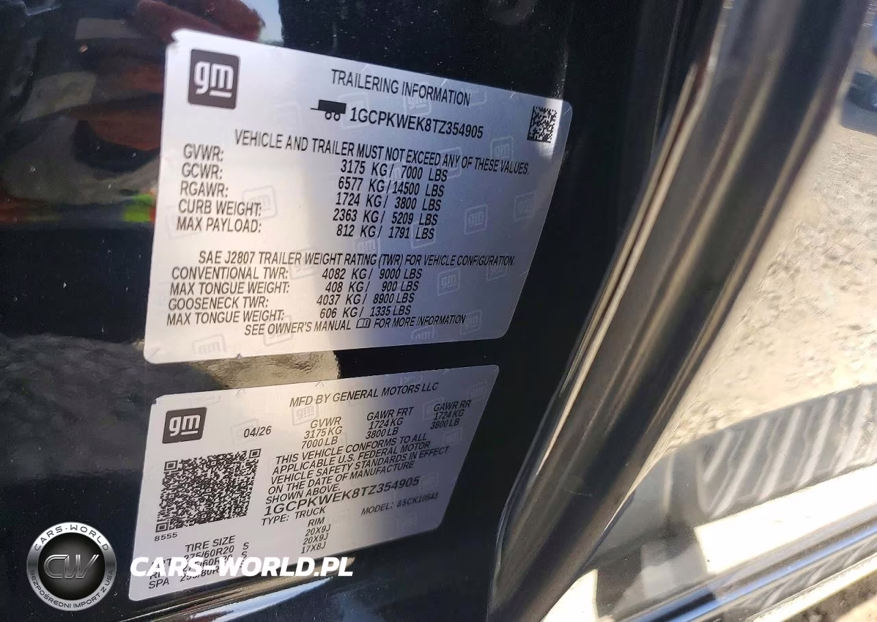 2026 Chevrolet Silverado K1500 Rst Select VIN:1GCPKWEK8TZ354905 - 12