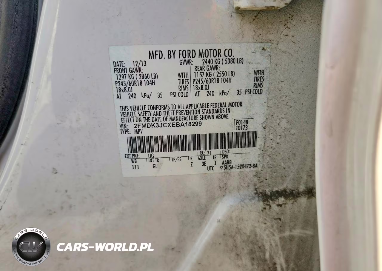 2014 Ford Edge Sel VIN:2FMDK3JCXEBA18299 - 13