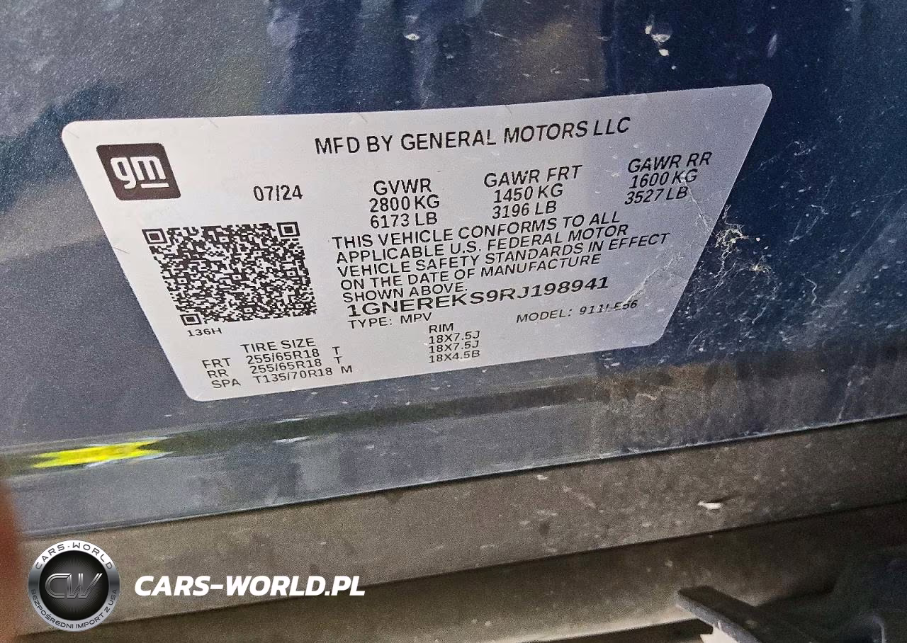 2024 Chevrolet Traverse Ls VIN:1GNEREKS9RJ198941 - 13