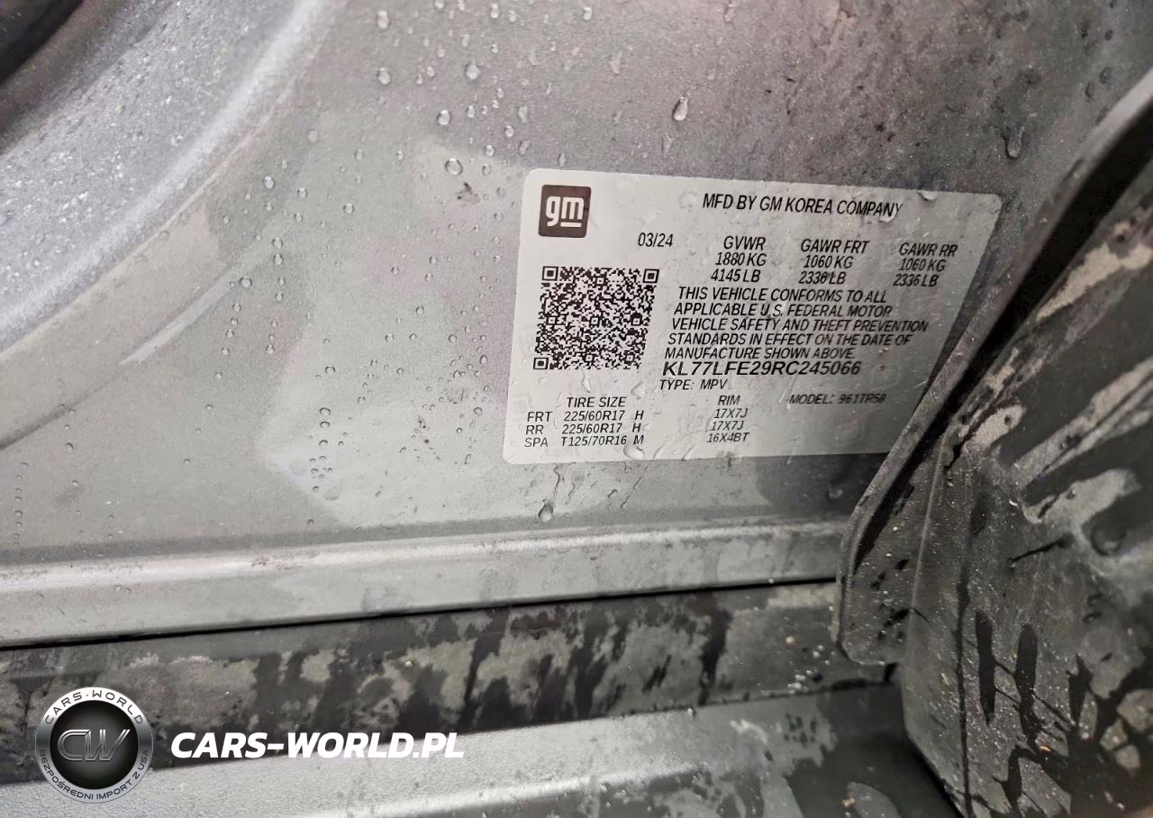 2024 Chevrolet Trax Ls VIN:KL77LFE29RC245066 - 14