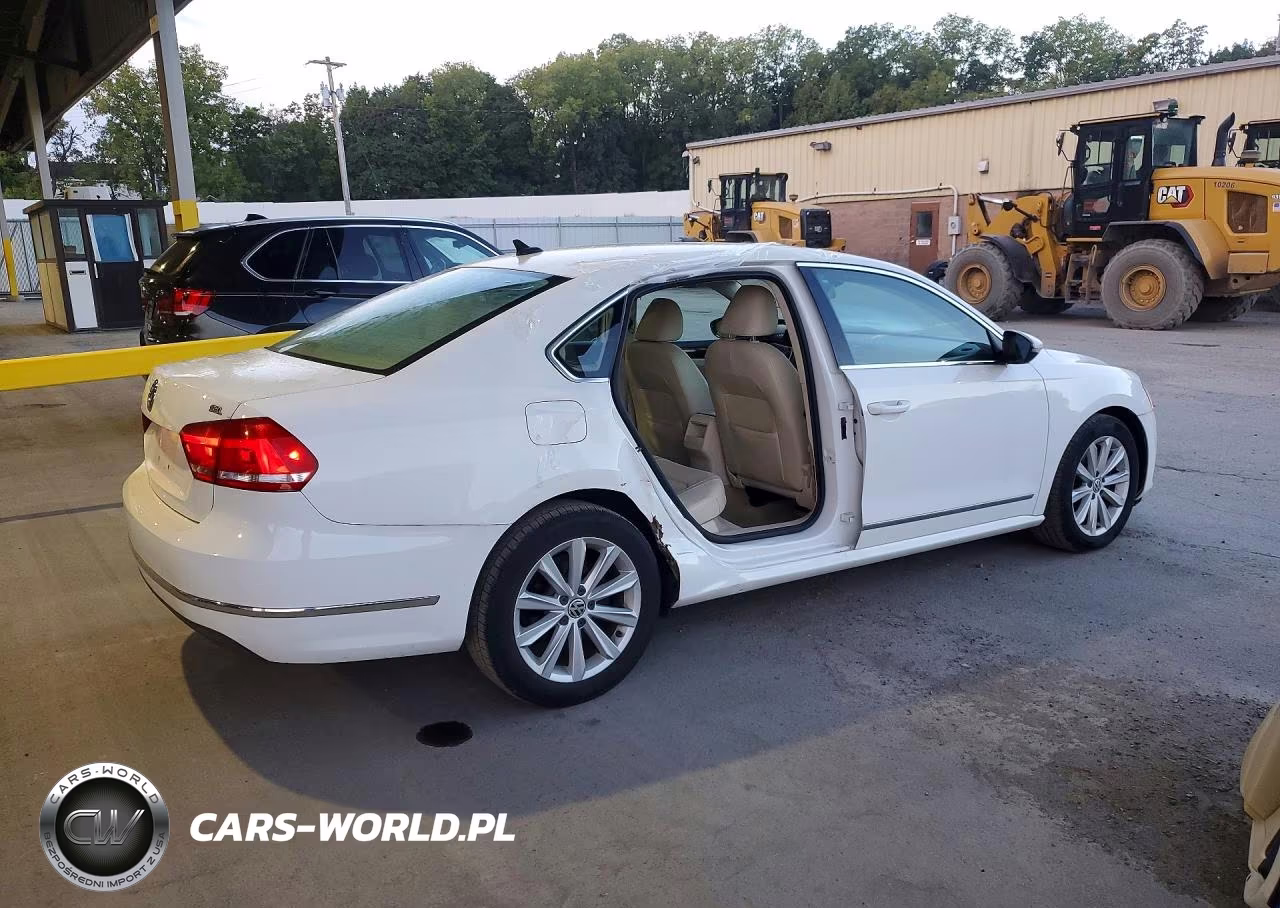 2012 Volkswagen Passat Sel VIN:1VWCP7A32CC036296 - 3