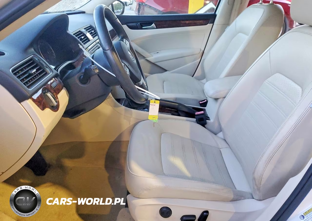 2012 Volkswagen Passat Sel VIN:1VWCP7A32CC036296 - 7