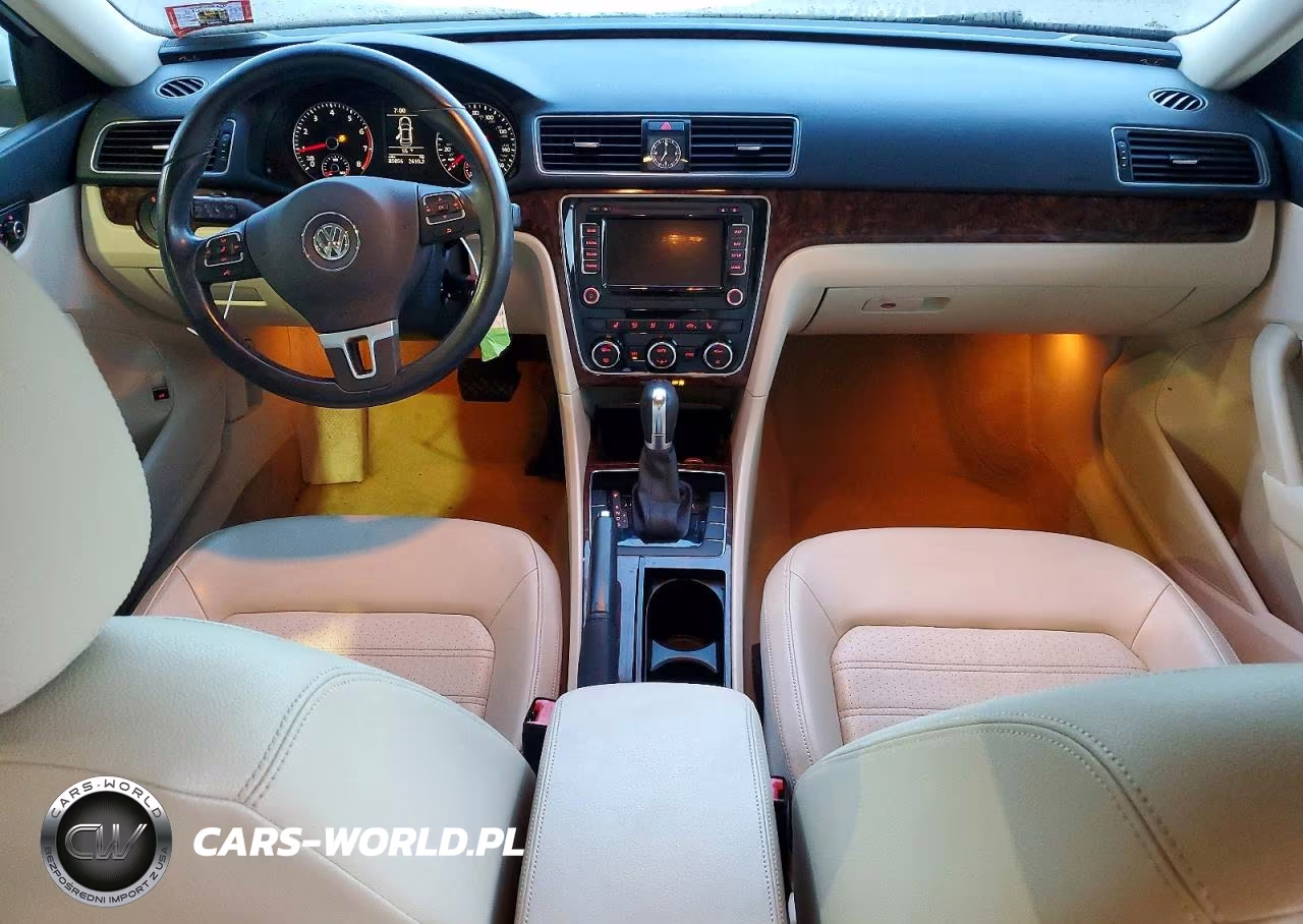2012 Volkswagen Passat Sel VIN:1VWCP7A32CC036296 - 8