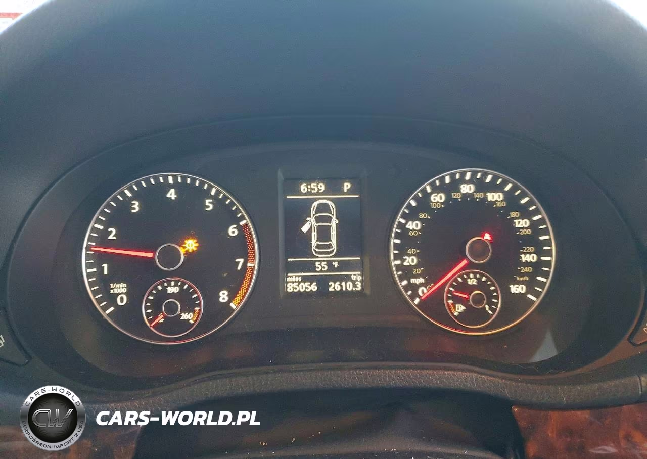 2012 Volkswagen Passat Sel VIN:1VWCP7A32CC036296 - 9