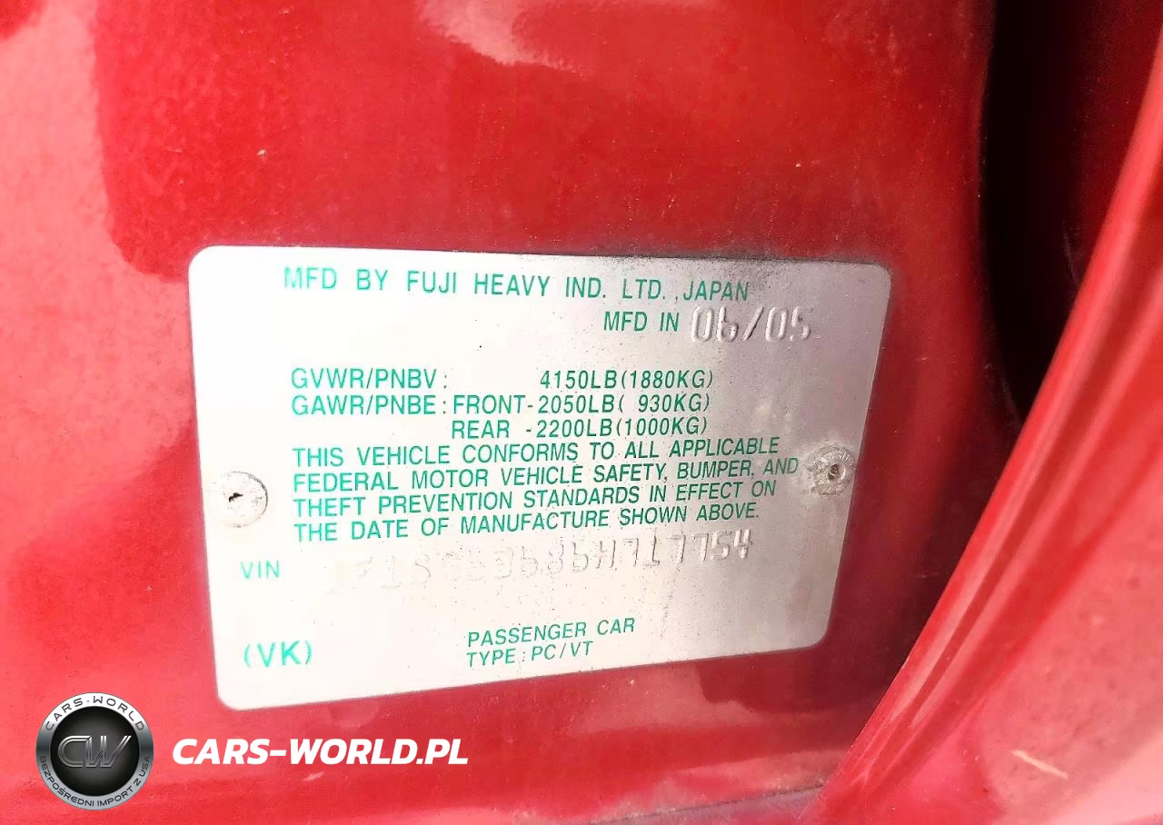 2006 Subaru Forester 2.5X VIN:JF1SG63686H717754 - 12