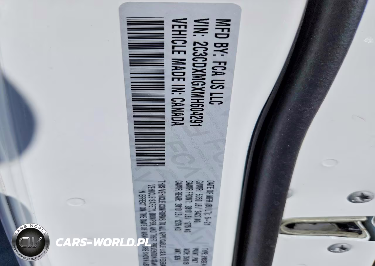 2021 Dodge Charger Gt VIN:2C3CDXMGXMH604291 - 12