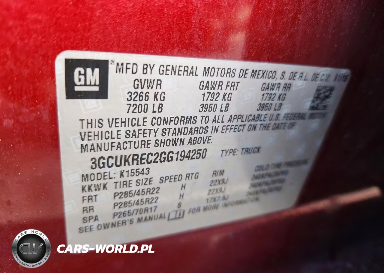 2016 Chevrolet Silverado K1500 Lt VIN:3GCUKREC2GG194250 - 13