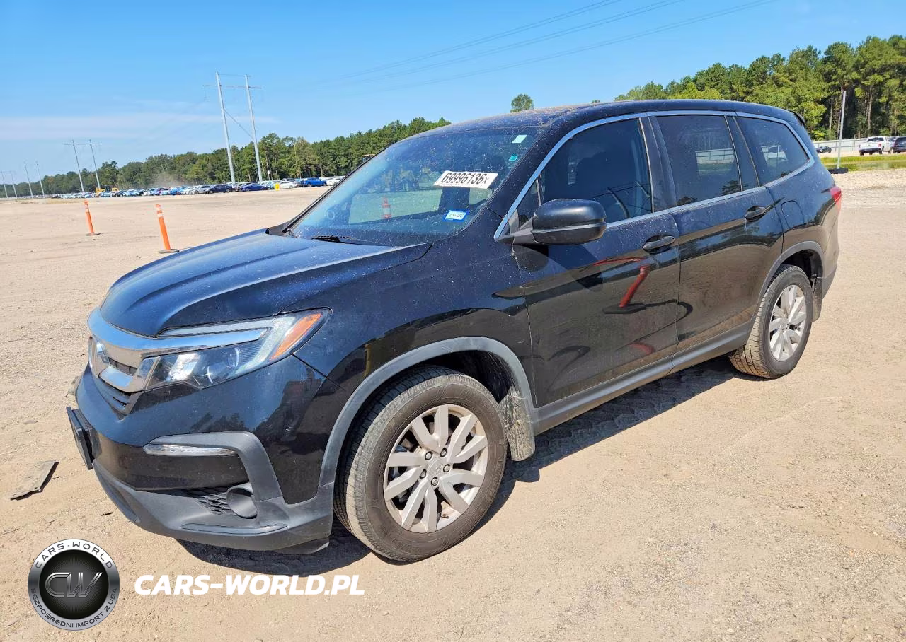 2019 Honda Pilot Lx VIN:5FNYF5H10KB047089 - 1