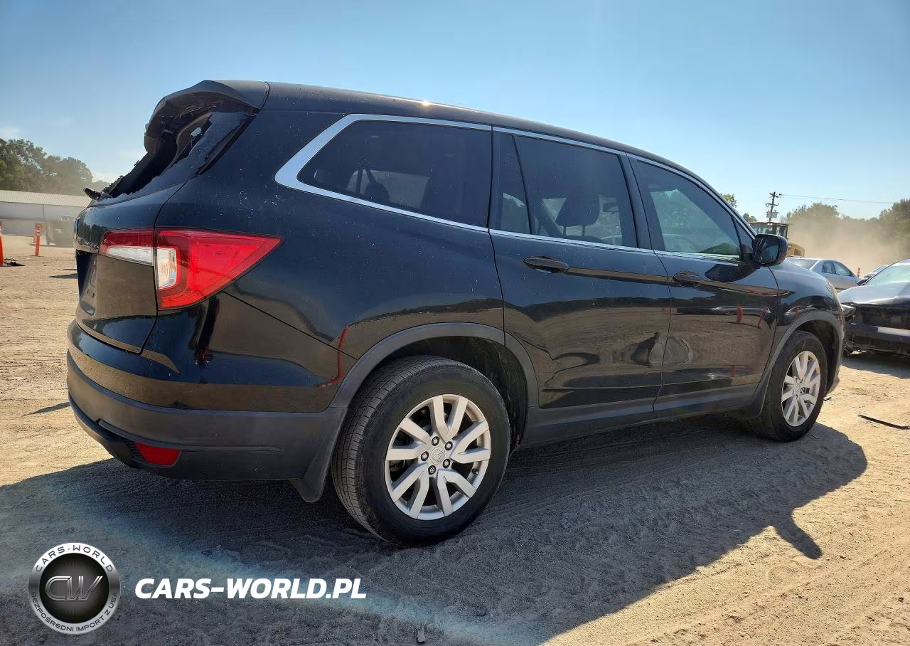 2019 Honda Pilot Lx VIN:5FNYF5H10KB047089 - 3