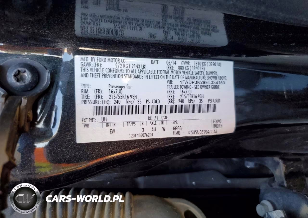 2014 Ford Focus Se VIN:1FADP3K29EL334150 - 13
