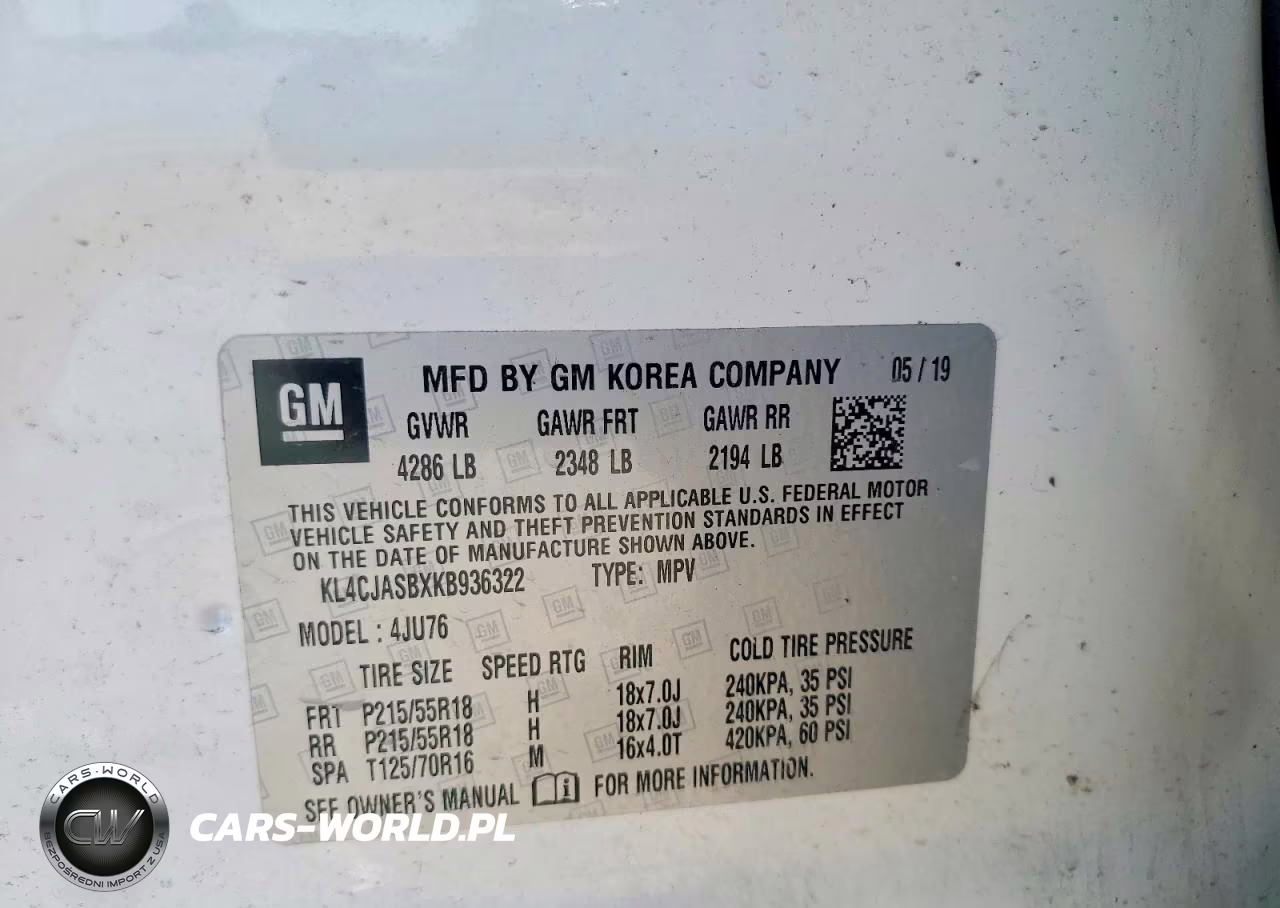2019 Buick Encore Preferred VIN:KL4CJASBXKB936322 - 12