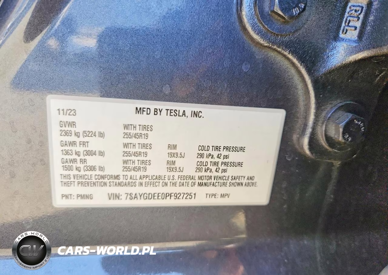 2023 Tesla Model Y VIN:7SAYGDEE0PF927251 - 12