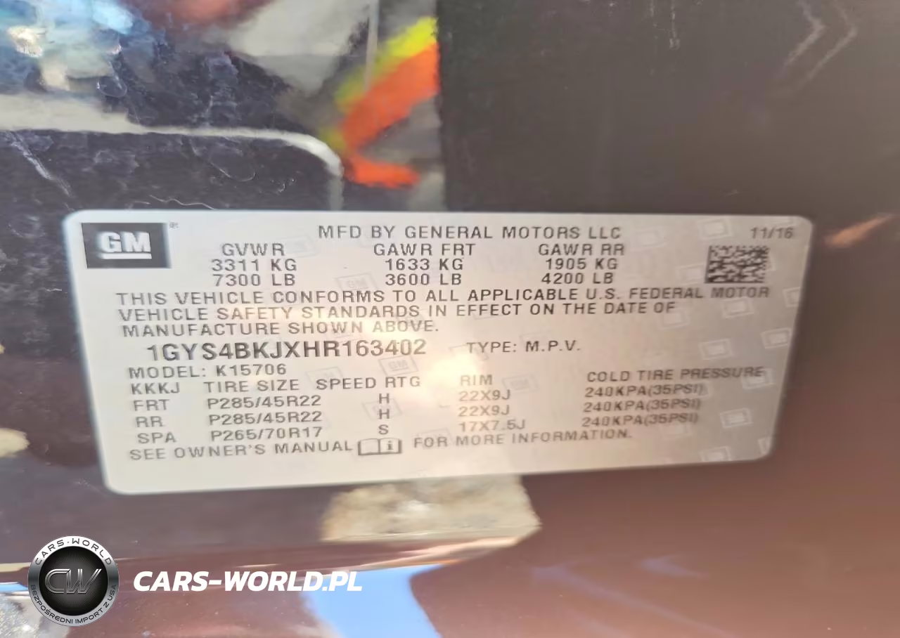 2017 Cadillac Escalade VIN:1GYS4BKJXHR163402 - 13