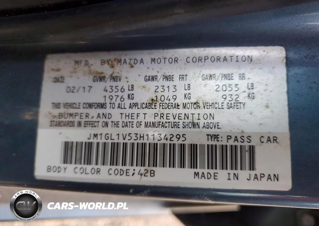 2017 Mazda 6 Touring VIN:JM1GL1V53H1134295 - 12