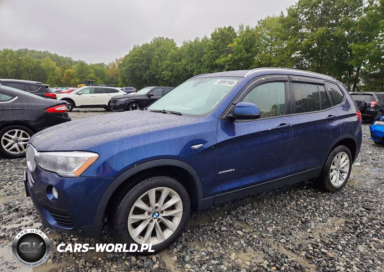 2015 BMW X3 xDrive28D VIN:5UXWY3C55F0E96080 - 1