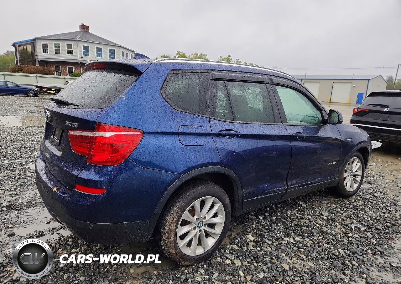 2015 BMW X3 xDrive28D VIN:5UXWY3C55F0E96080 - 3