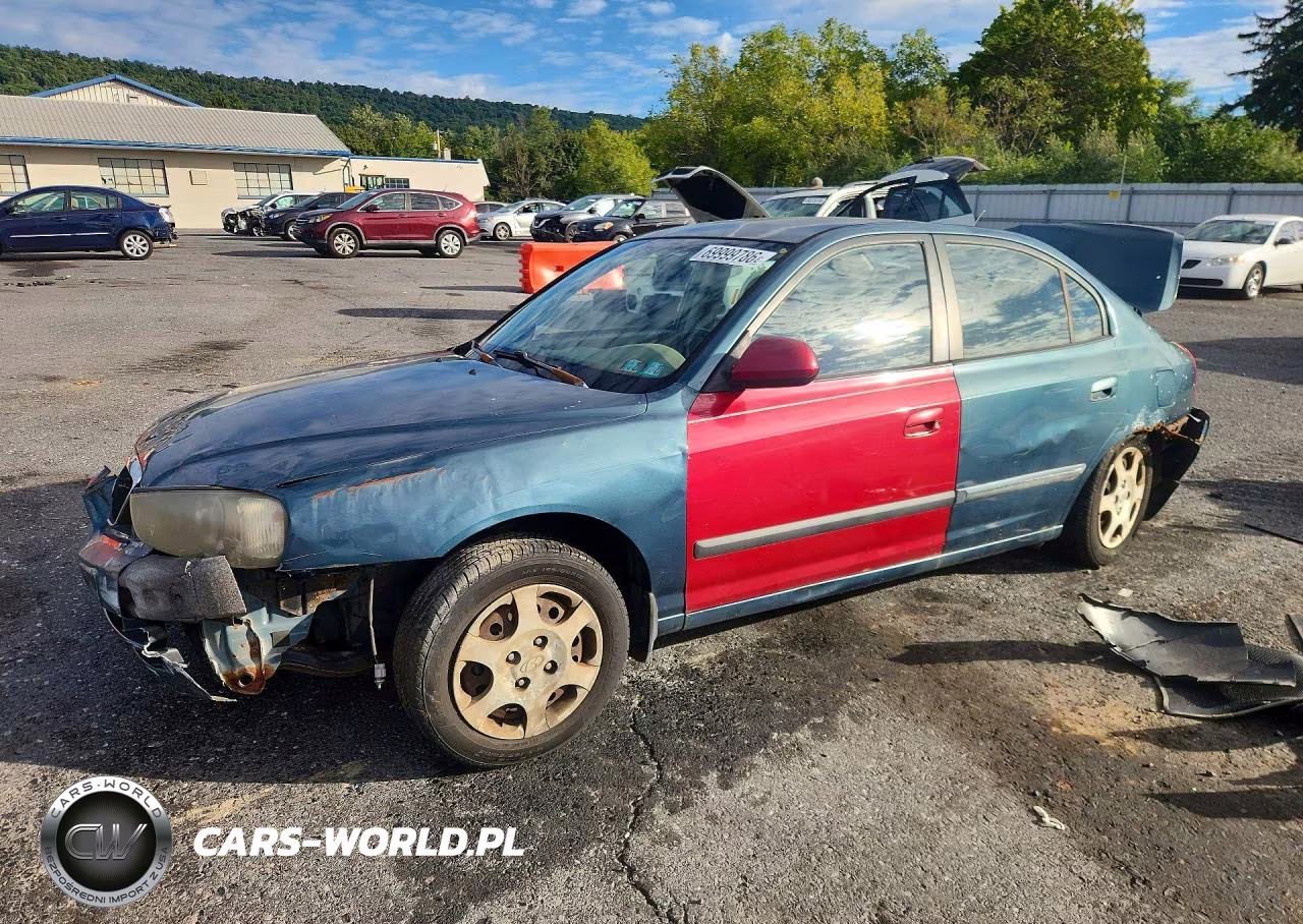 2003 Hyundai Elantra Gls VIN:KMHDN45D73U555168 - 1