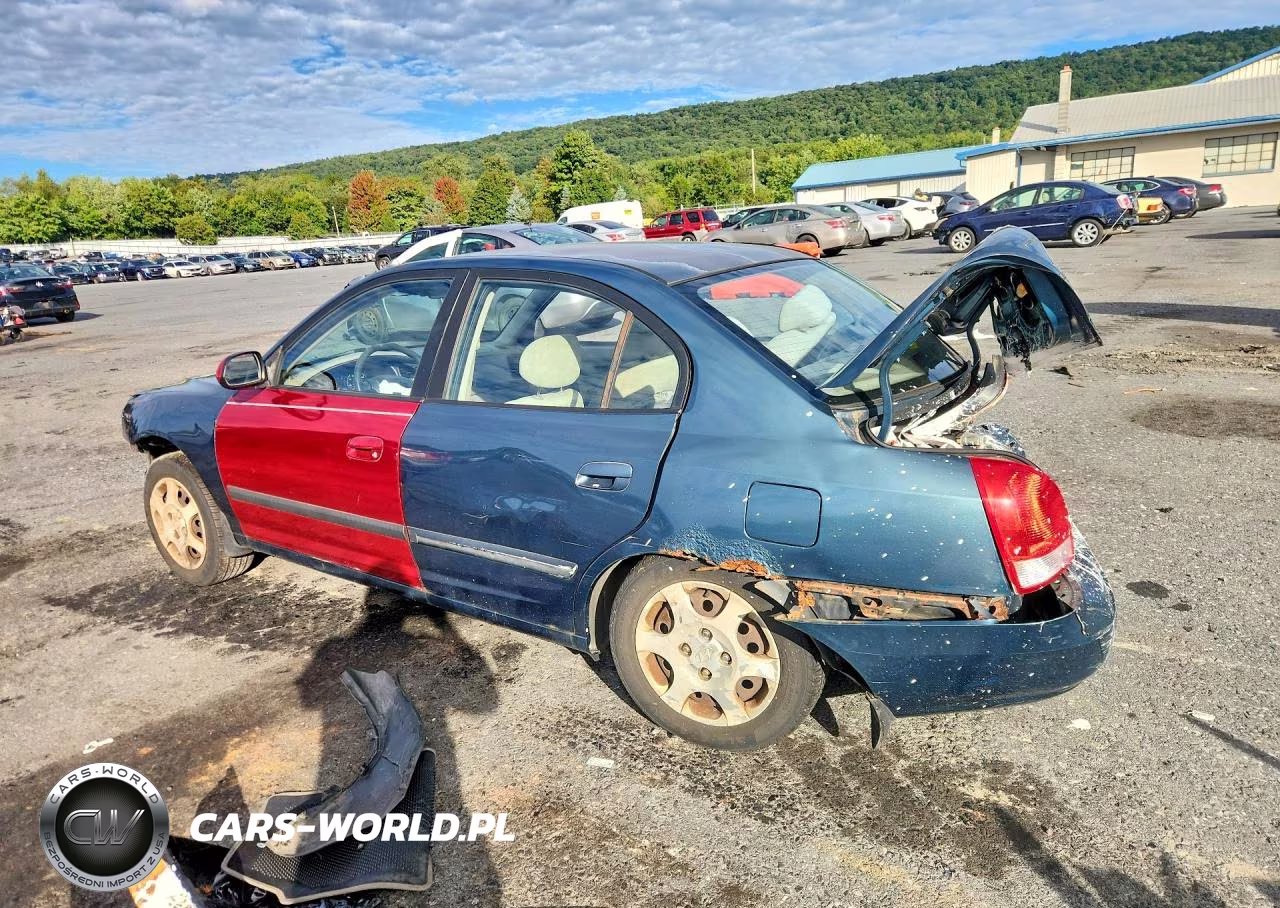 2003 Hyundai Elantra Gls VIN:KMHDN45D73U555168 - 2