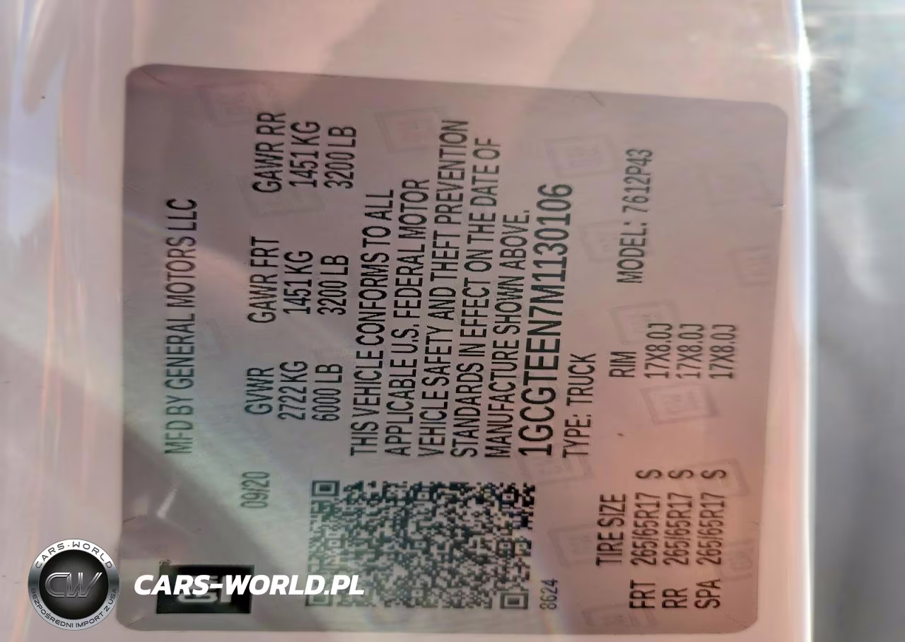 2021 Chevrolet Colorado Zr2 VIN:1GCGTEEN7M1130106 - 12