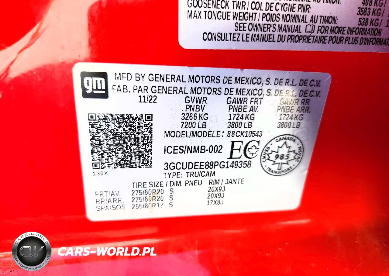 2023 Chevrolet Silverado K1500 Rst VIN:3GCUDEE88PG149358 - 12