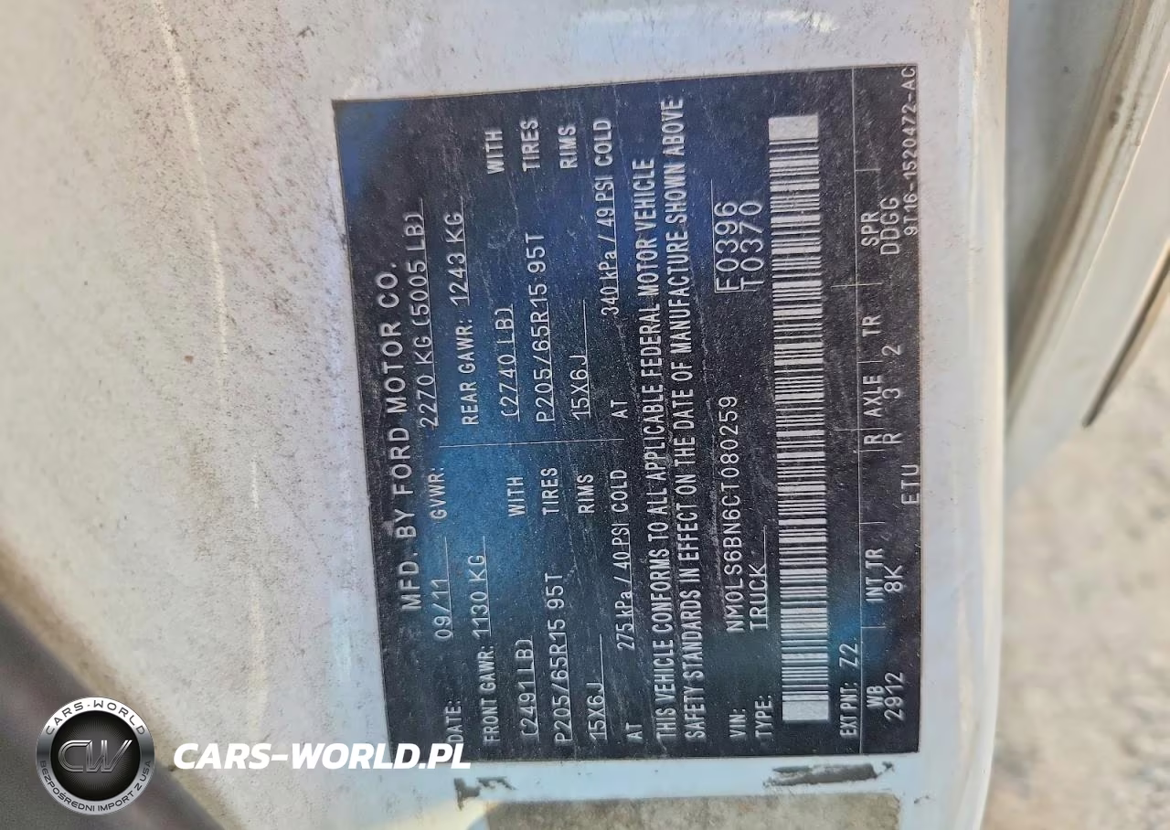 2012 Ford Transit Connect Xlt VIN:NM0LS6BN6CT080259 - 13