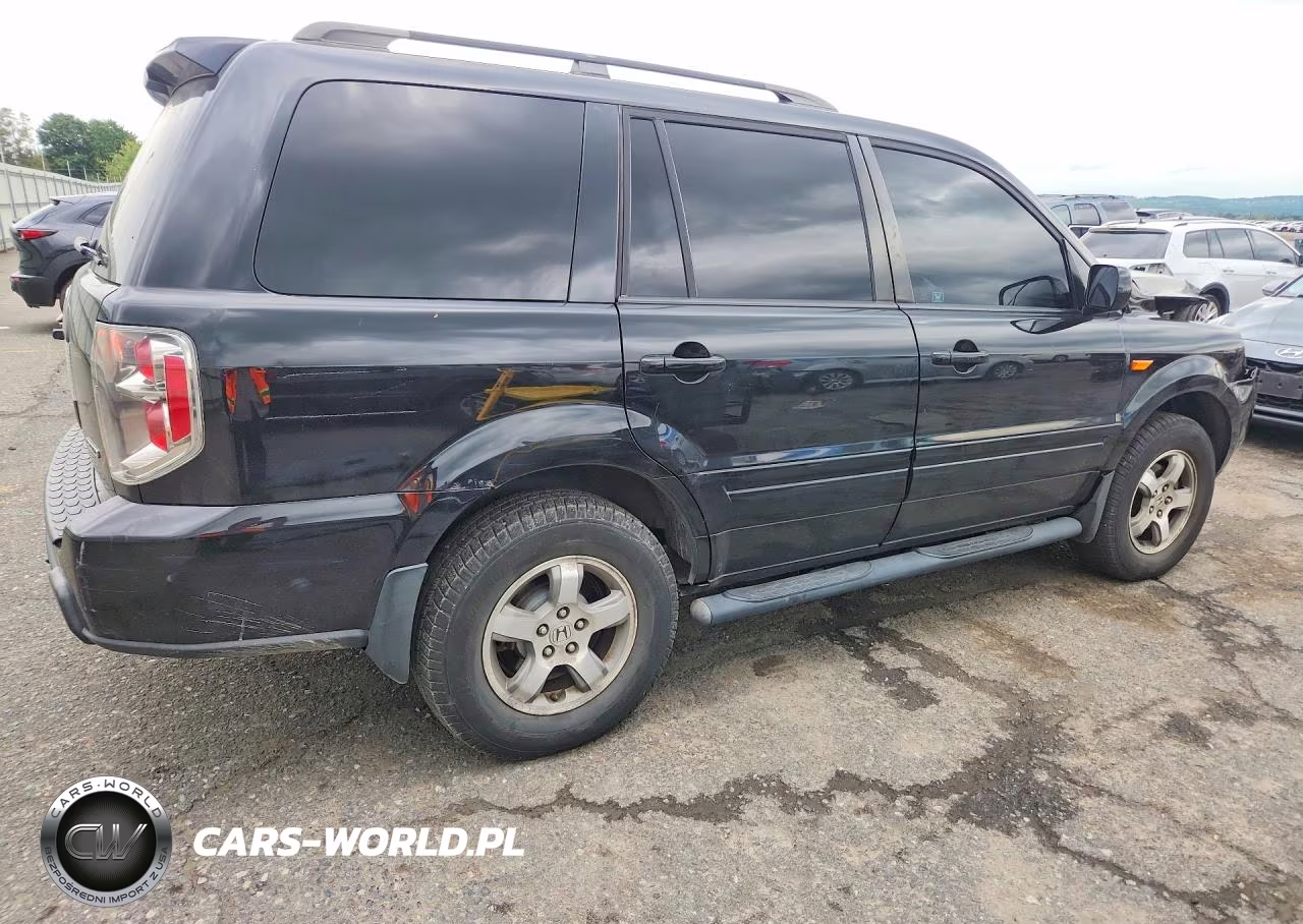 2007 Honda Pilot Exl VIN:2HKYF18537H514011 - 3