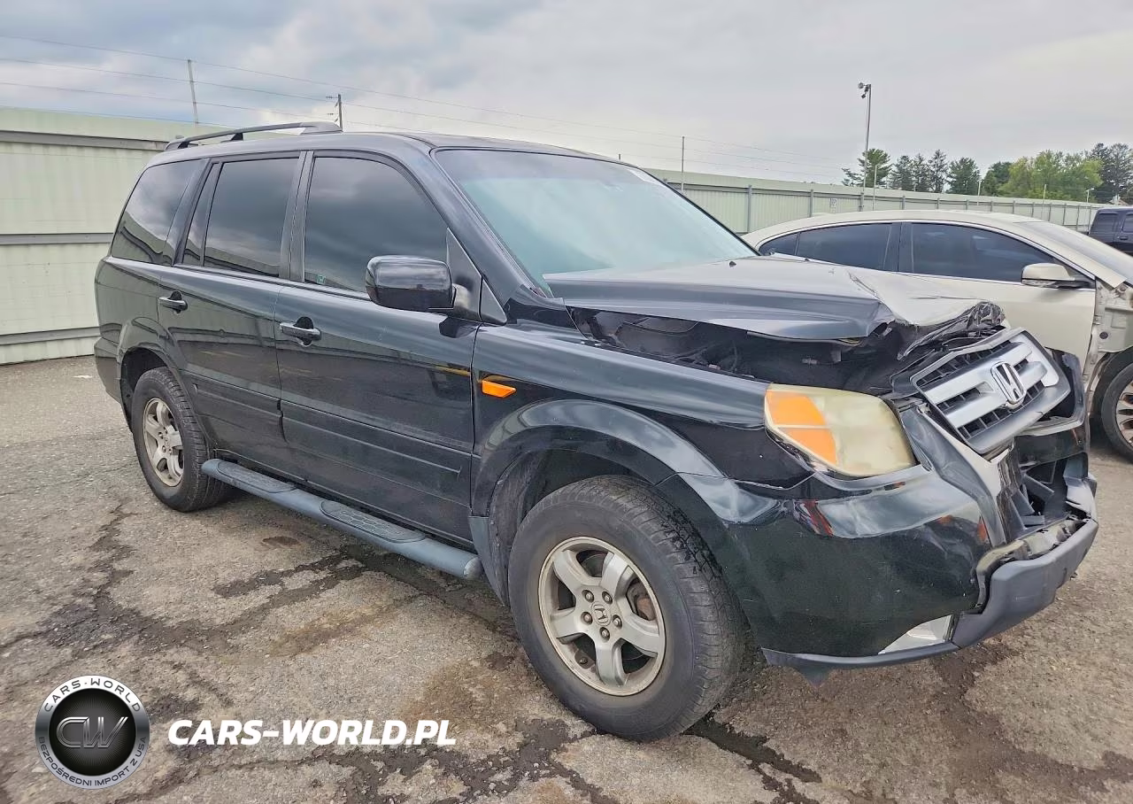 2007 Honda Pilot Exl VIN:2HKYF18537H514011 - 4