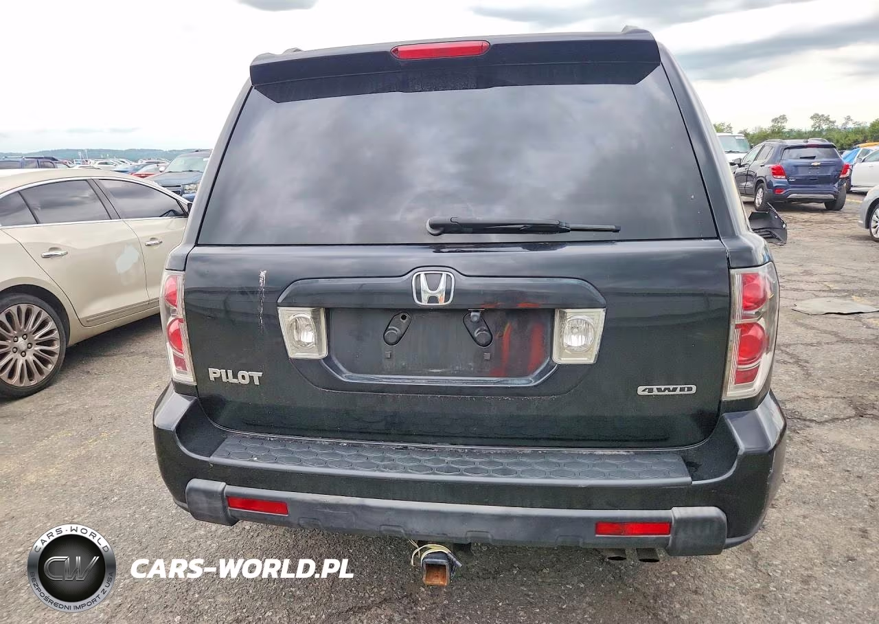 2007 Honda Pilot Exl VIN:2HKYF18537H514011 - 6