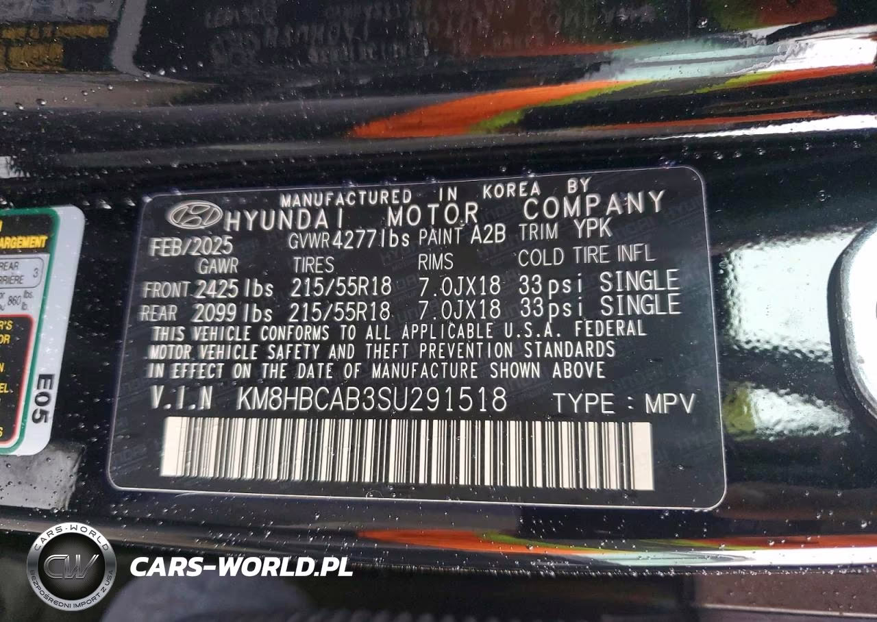 2025 Hyundai Kona Sel VIN:KM8HBCAB3SU291518 - 14