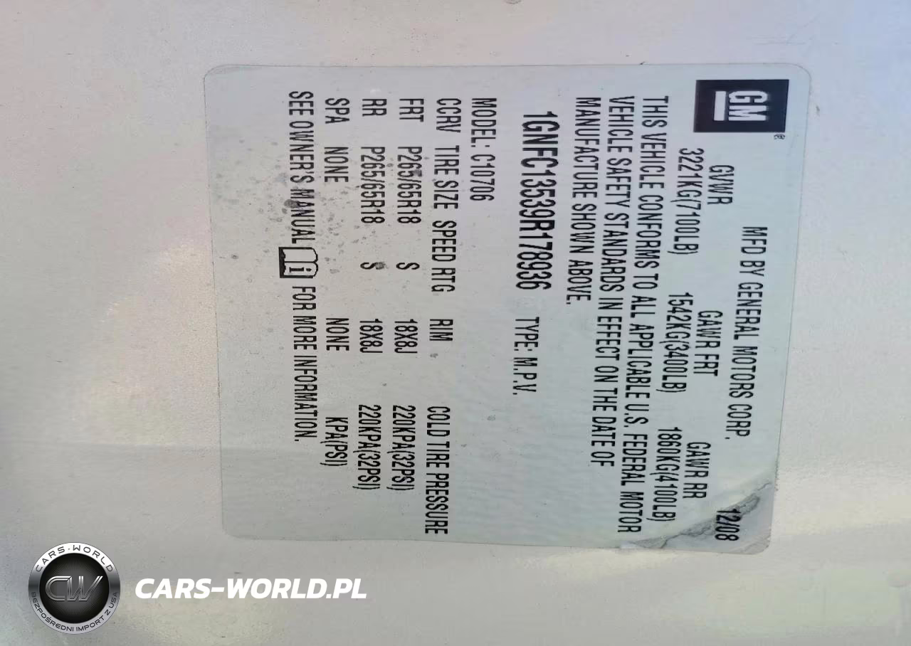 2009 Chevrolet Tahoe Hybrid VIN:1GNFC13539R178936 - 13