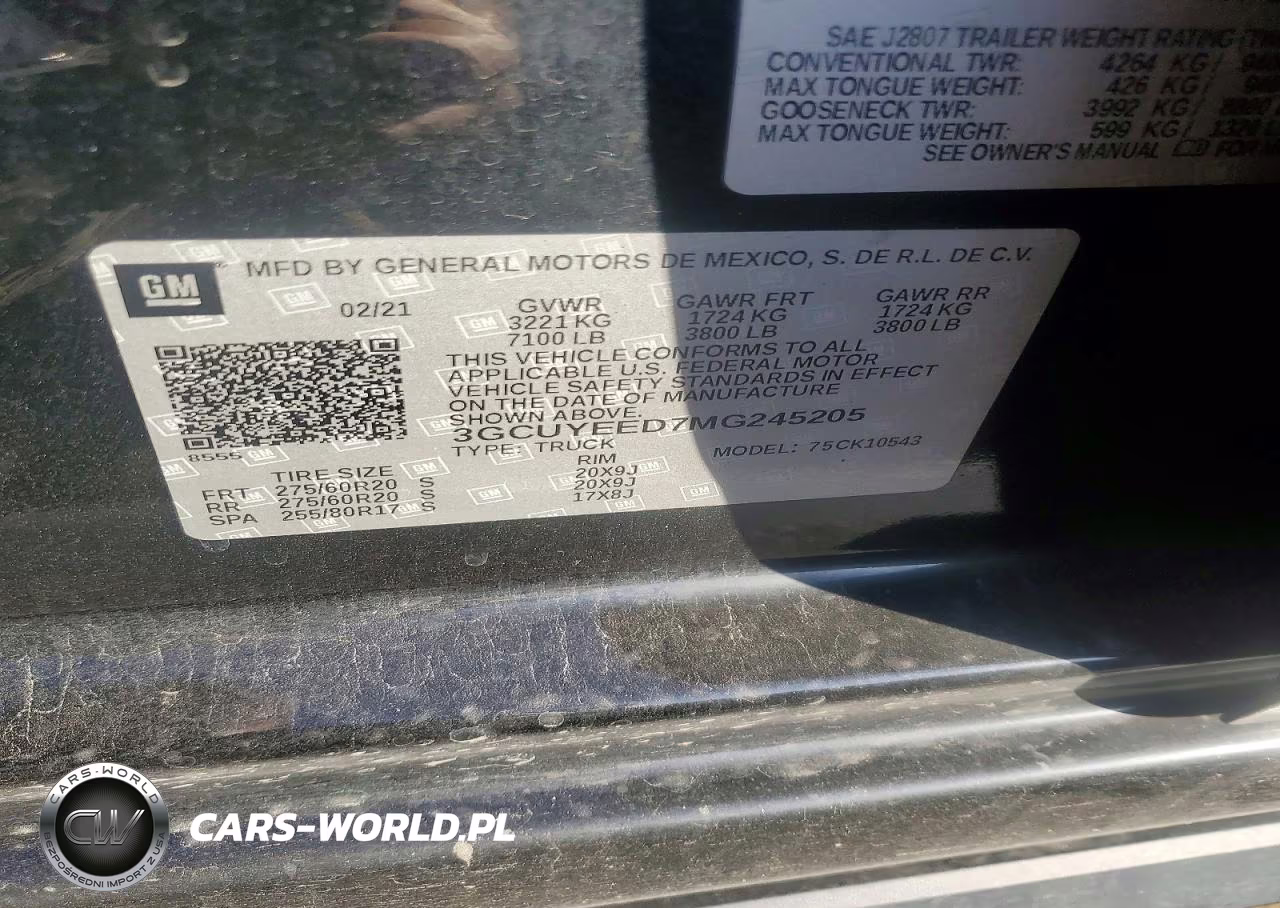 2021 Chevrolet Silverado K1500 Rst VIN:3GCUYEED7MG245205 - 12