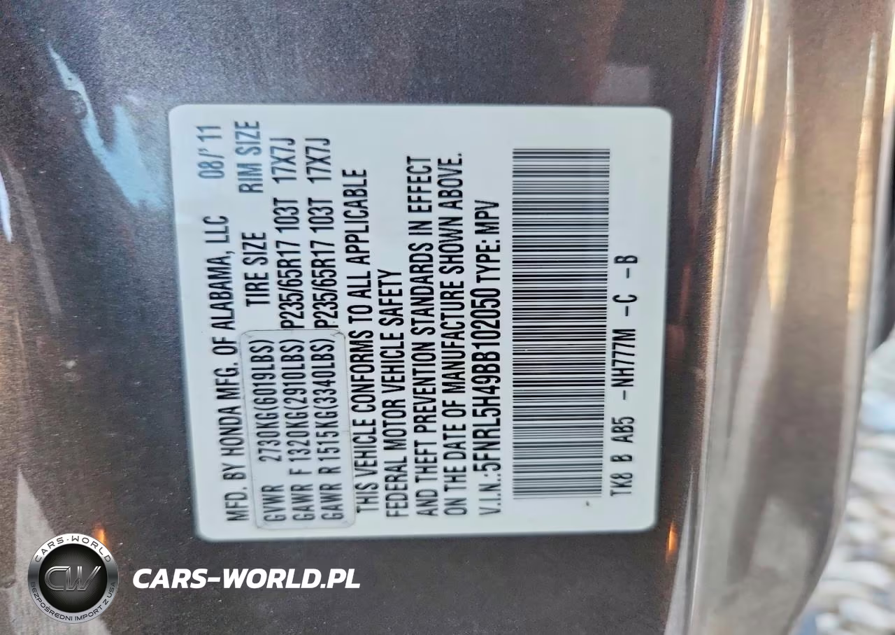 2011 Honda Odyssey Ex VIN:5FNRL5H49BB102050 - 13