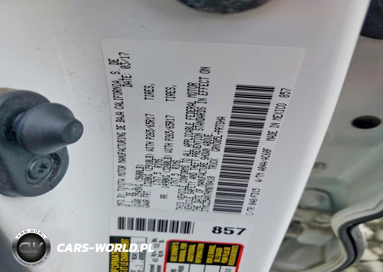 2017 Toyota Tacoma Trd Sport VIN:3TMCZ5AN7HM078410 - 12