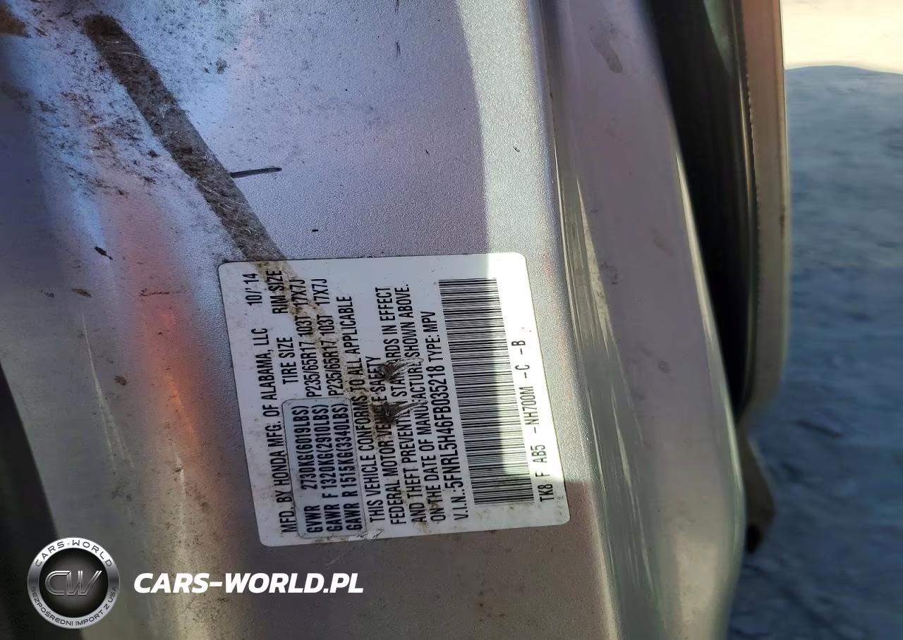 2015 Honda Odyssey Ex VIN:5FNRL5H46FB035218 - 13