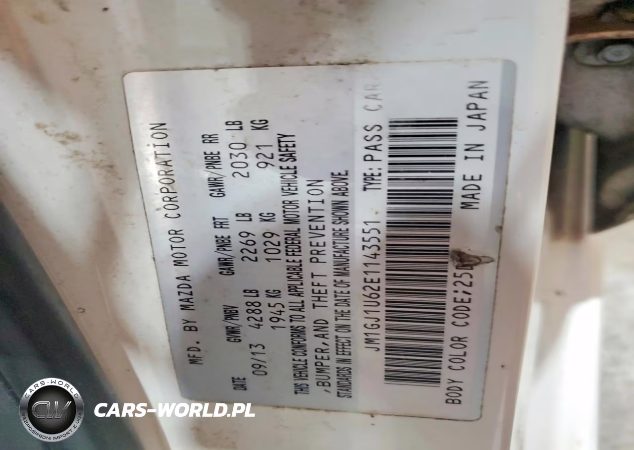 2014 Mazda 6 Sport VIN:JM1GJ1U62E1143551 - 12