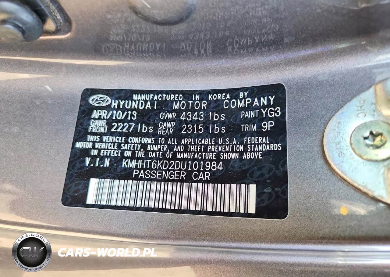 2013 Hyundai Genesis Coupe 2.0T Premium VIN:KMHHT6KD2DU101984 - 12