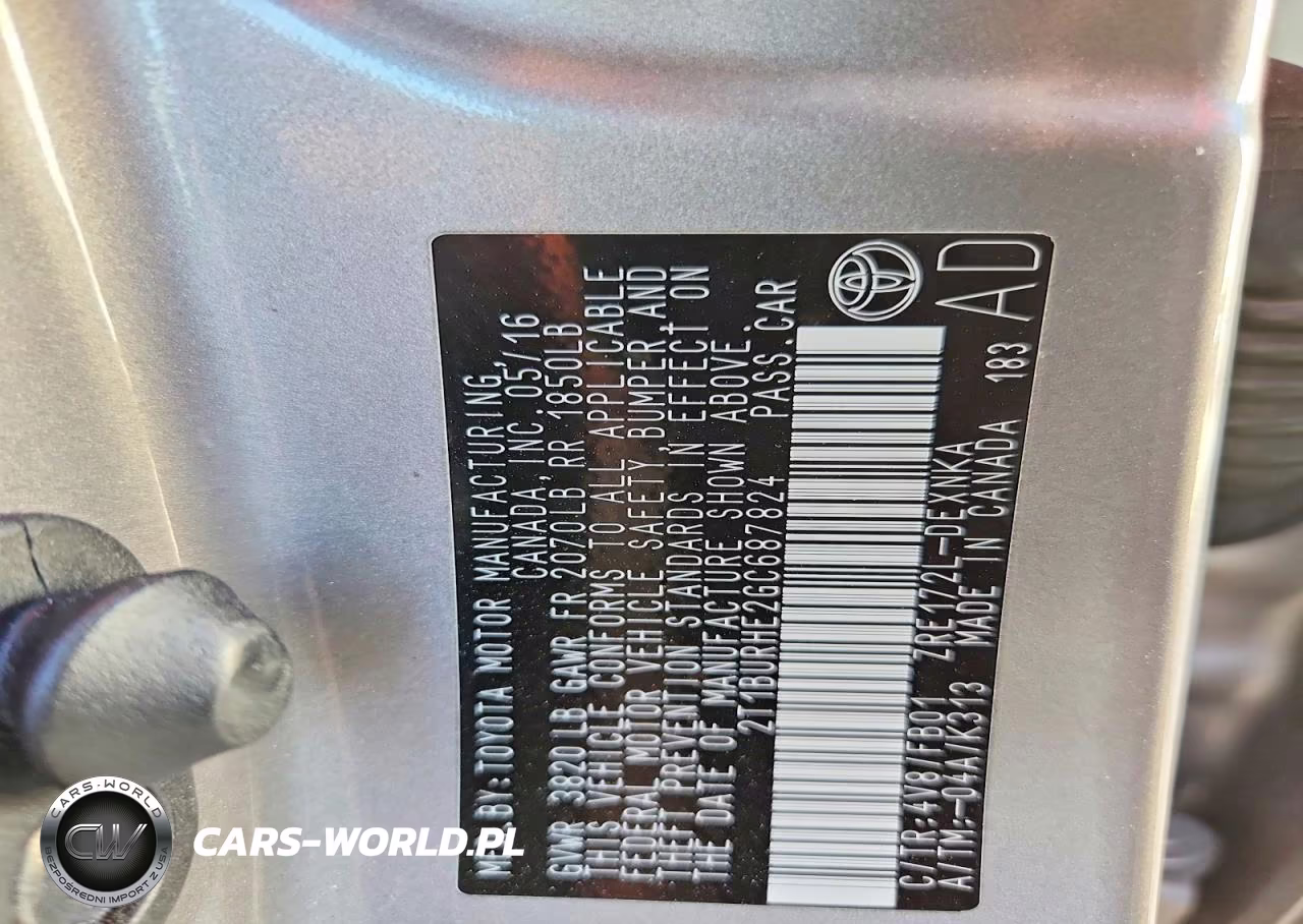 2016 Toyota Corolla Le VIN:2T1BURHE2GC687824 - 12