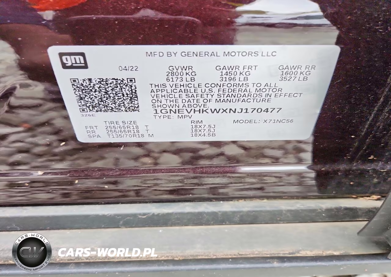 2022 Chevrolet Traverse Lt VIN:1GNEVHKWXNJ170477 - 12