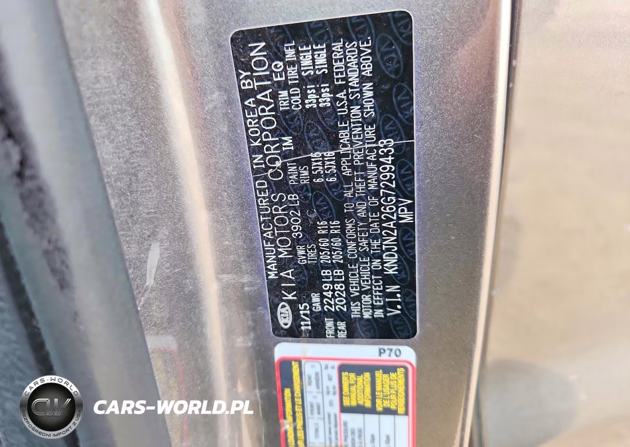 2016 Kia Soul Base VIN:KNDJN2A26G7299433 - 12