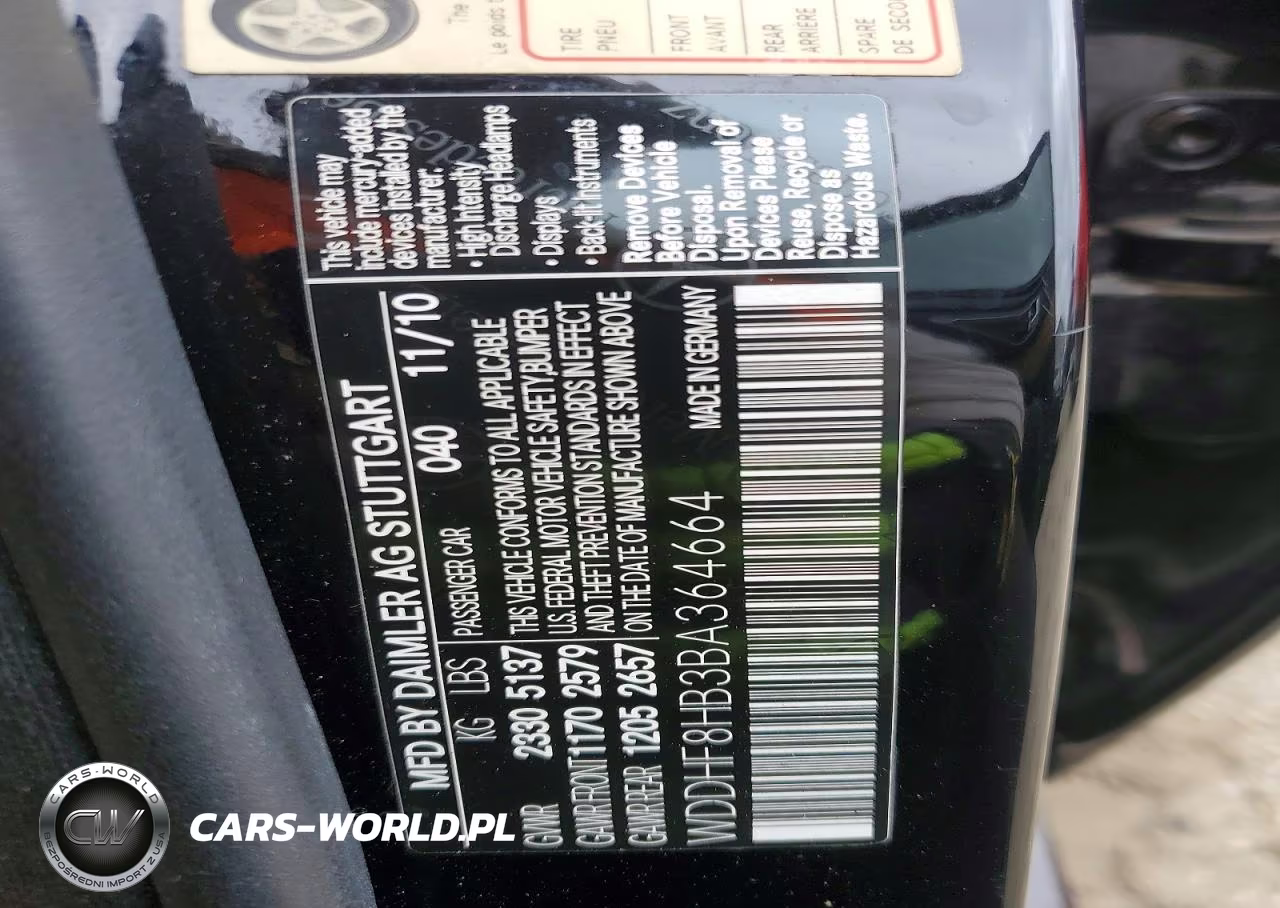 2011 Mercedes-Benz E 350 4Matic VIN:WDDHF8HB3BA364664 - 12
