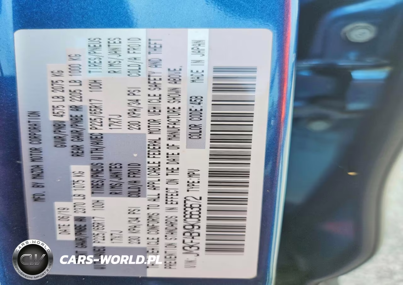 2019 Mazda Cx-5 Sport VIN:JM3KFABM9K0663672 - 13