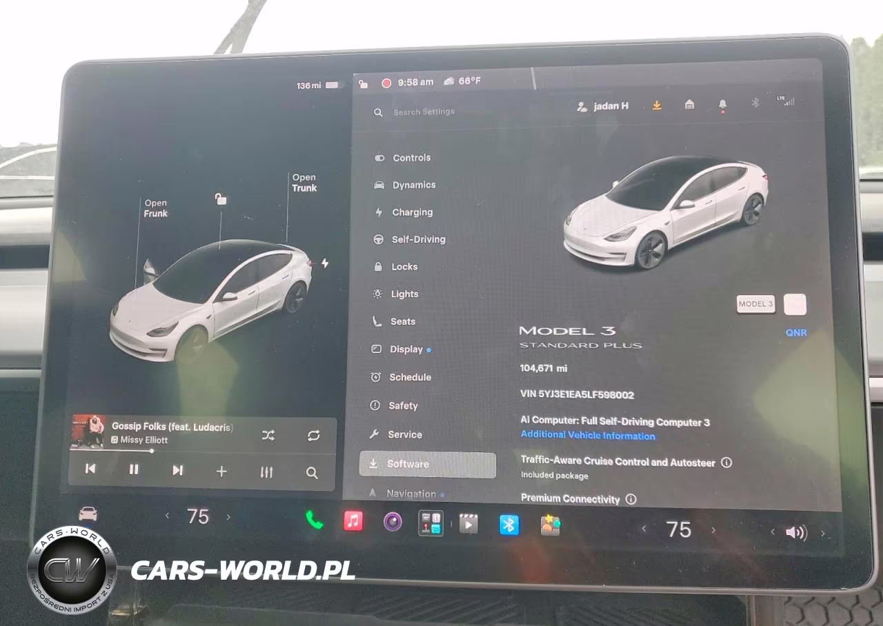 2020 Tesla Model 3 VIN:5YJ3E1EA5LF598002 - 9