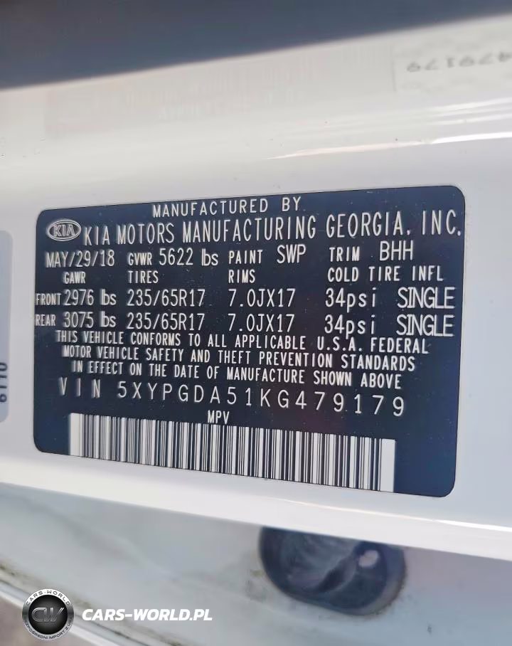 2019 Kia Sorento Lx V6 VIN:5XYPGDA51KG479179 - 13