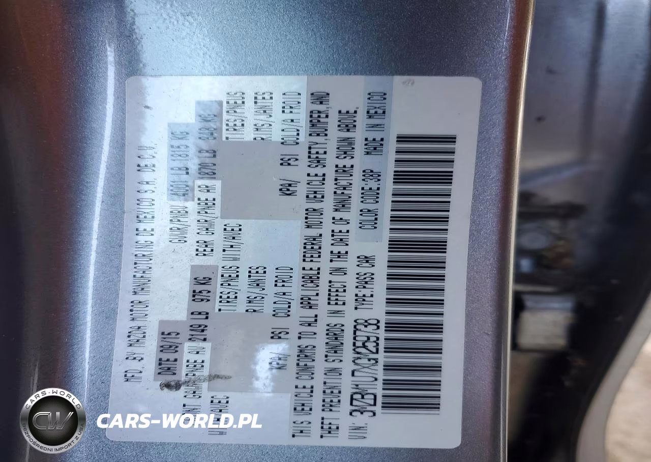 2016 Mazda 3 Sport VIN:3MZBM1U7XGM259738 - 12