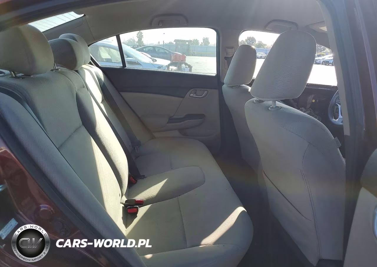 2013 Honda Civic Lx VIN:19XFB2F57DE276952 - 10
