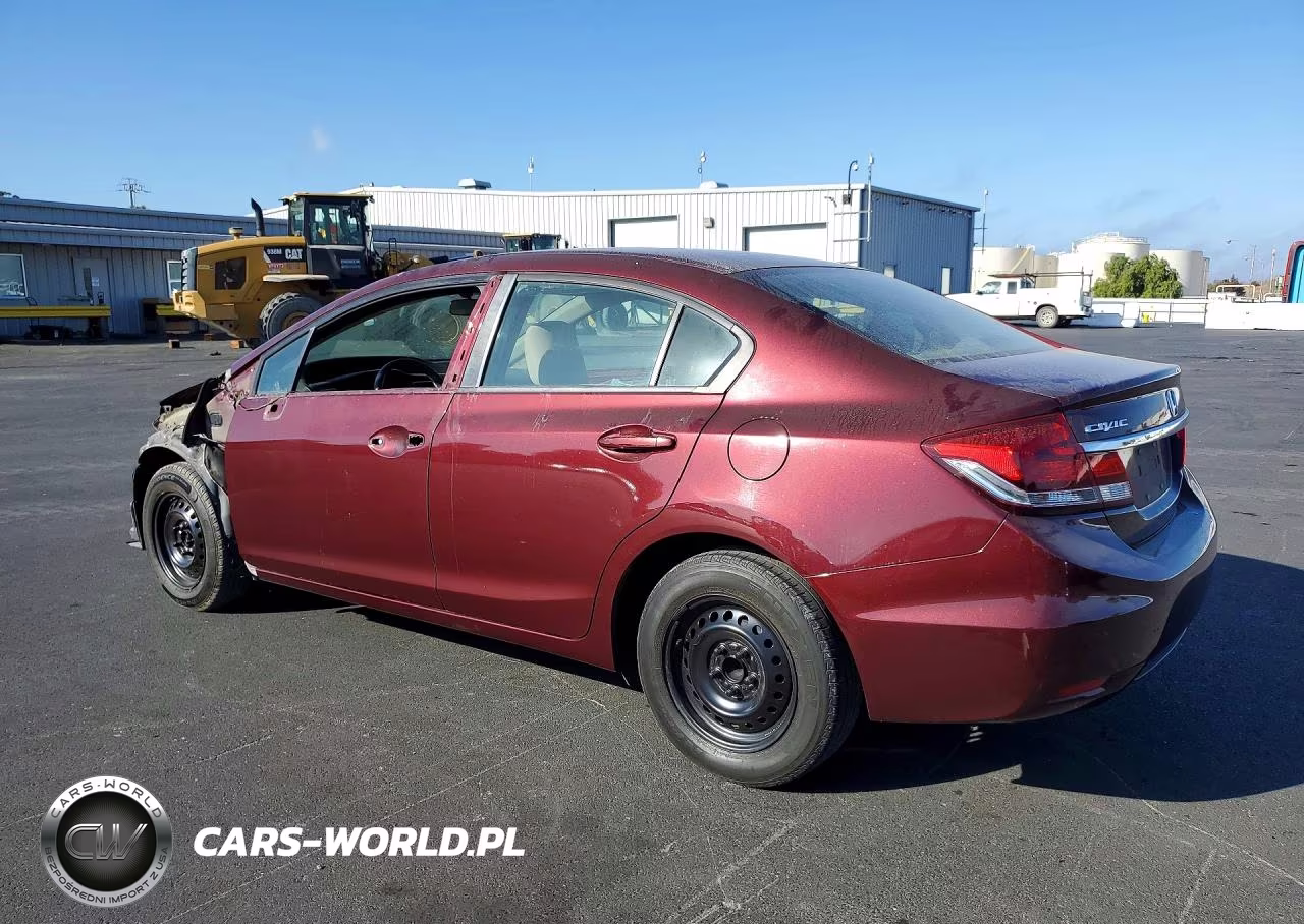 2013 Honda Civic Lx VIN:19XFB2F57DE276952 - 2