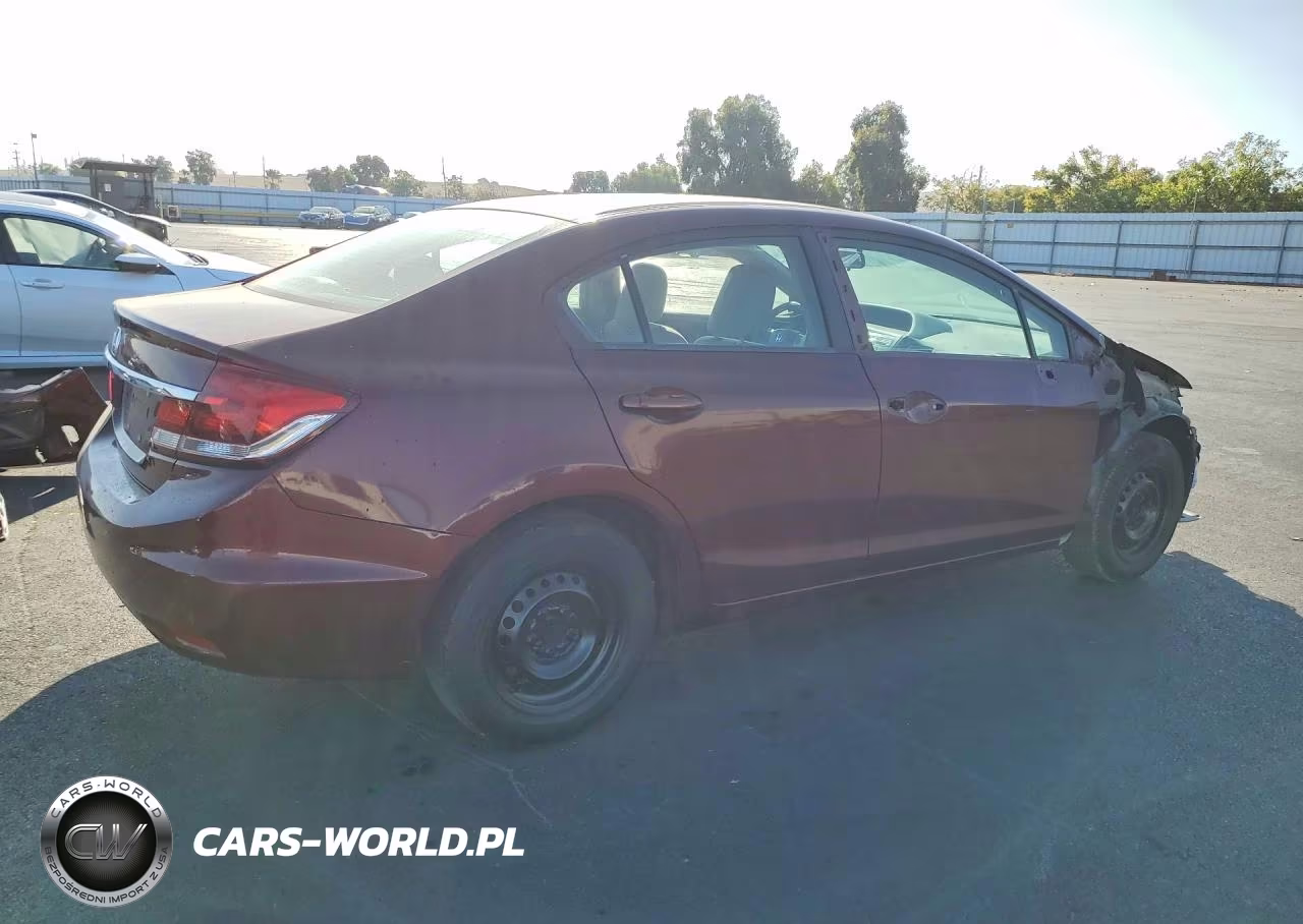 2013 Honda Civic Lx VIN:19XFB2F57DE276952 - 3