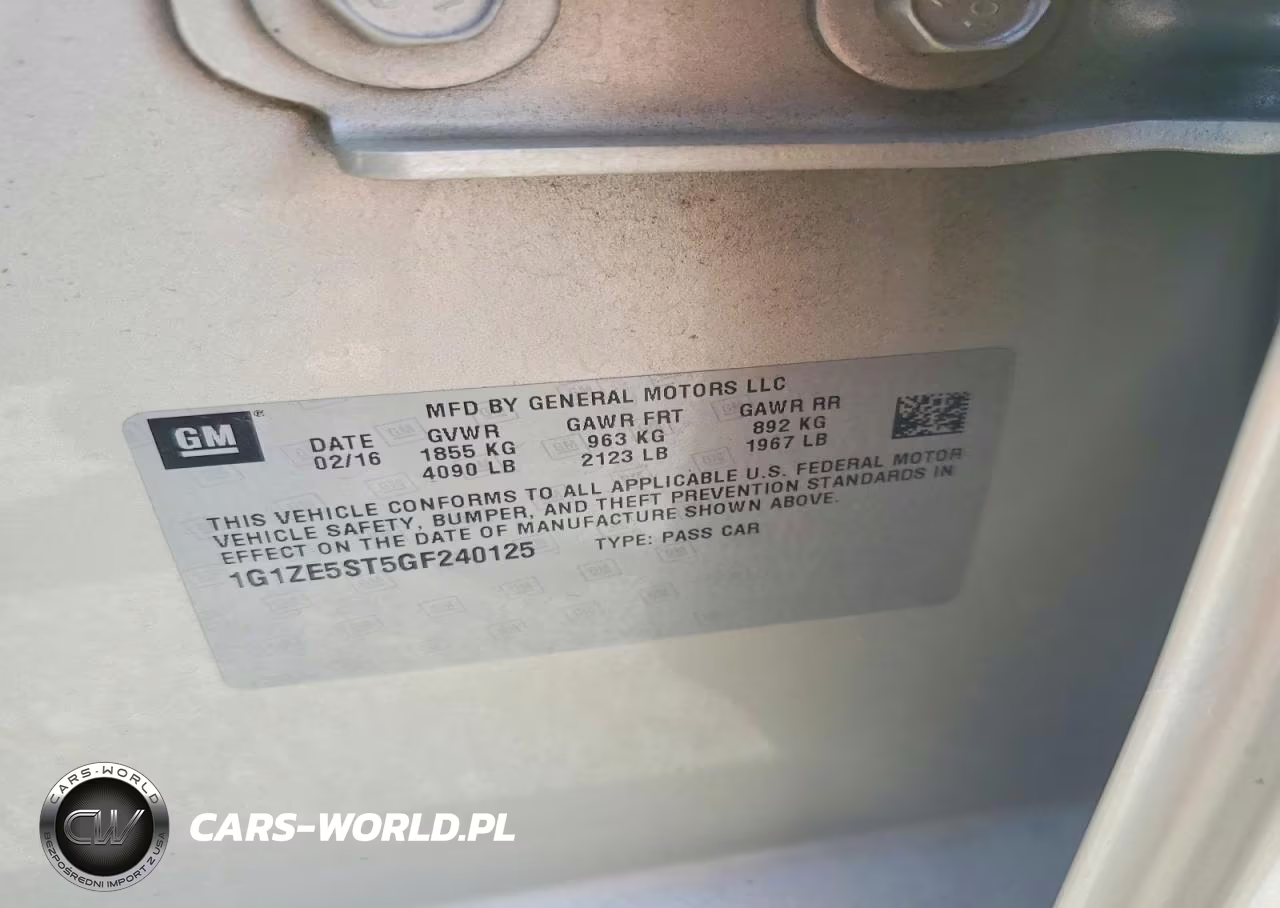 2016 Chevrolet Malibu Lt VIN:1G1ZE5ST5GF240125 - 12